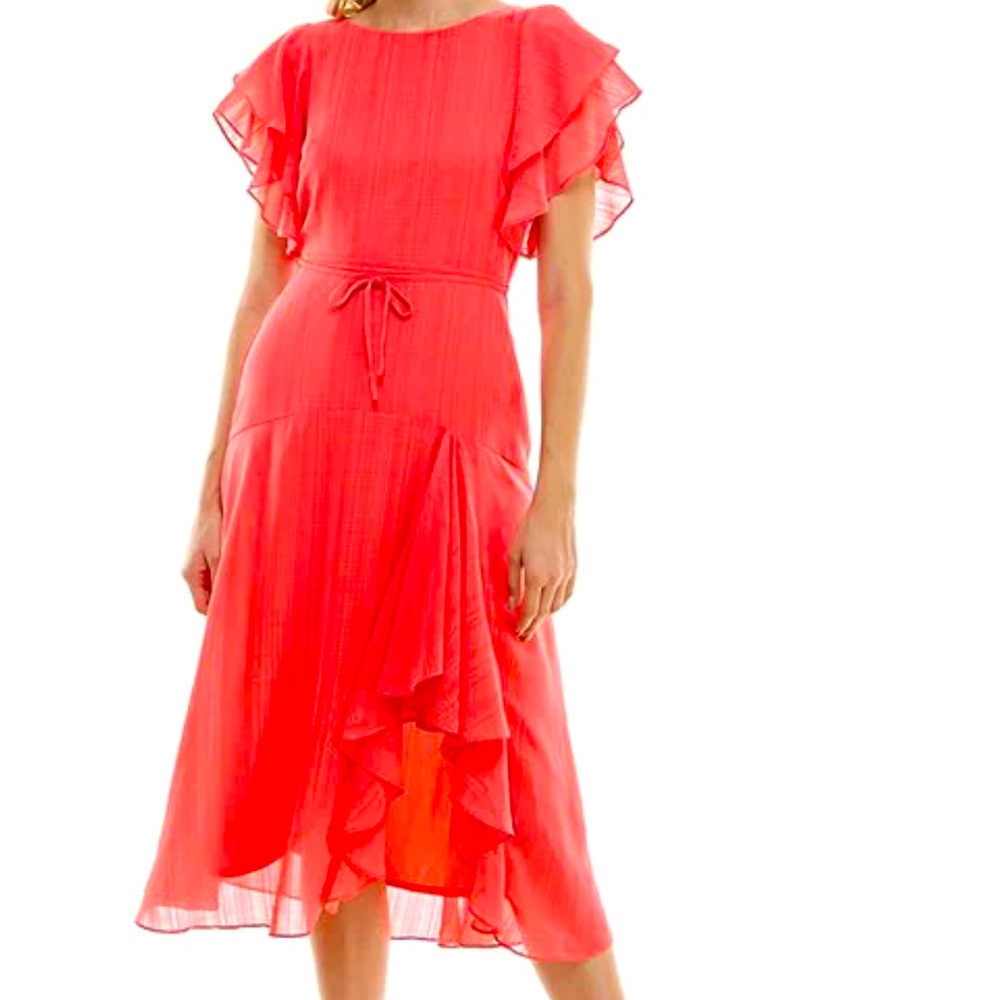NWT London Times coral dress